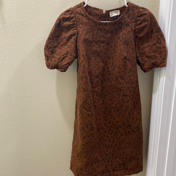 Universal thread Jean leopard print dress - Picture 1 of 4
